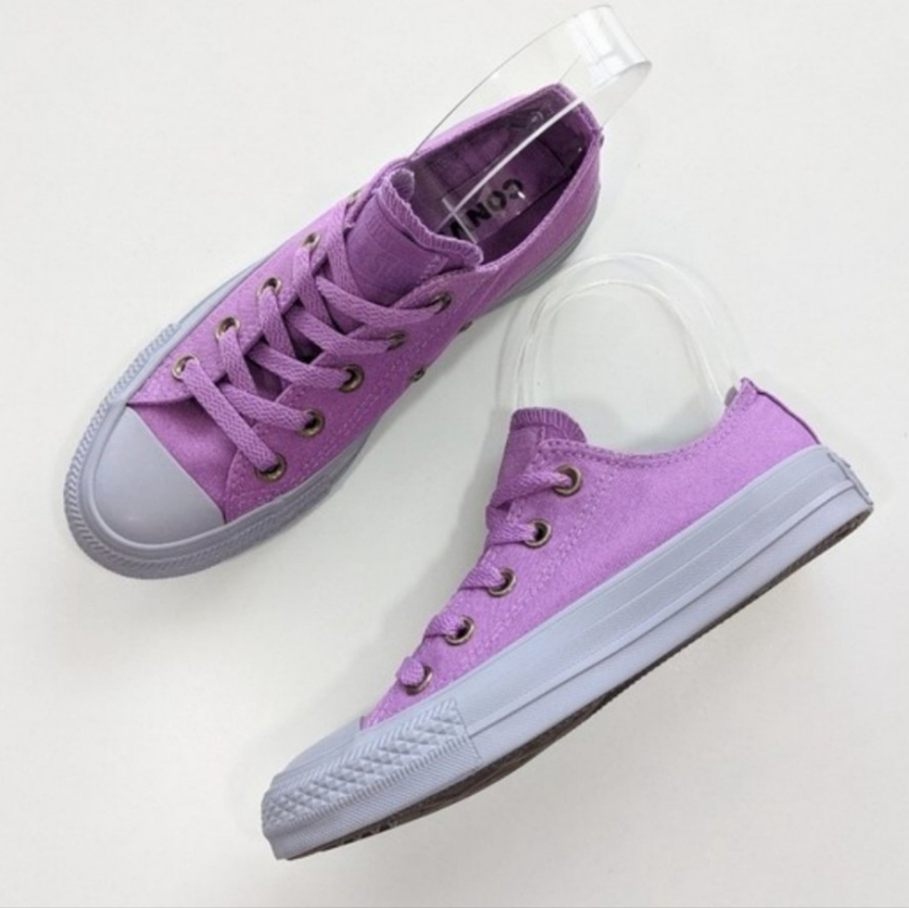 Converse CTAS OX Dark Orchid Purple Grey Women's 5